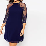 Vestidos Lace Embroidered Bodycon Dresses